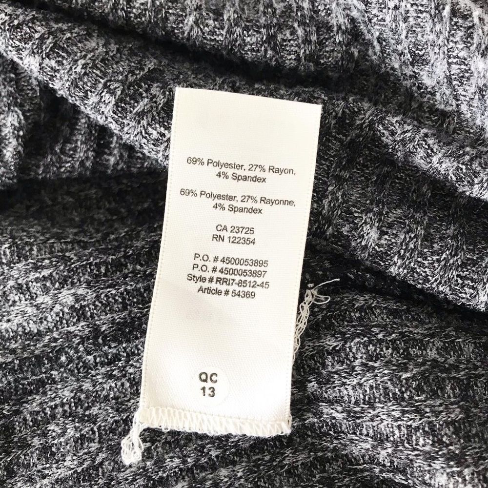 Wilfred Free Aritzia gray ribbed mock neck dress M - Picture 10 of 12
